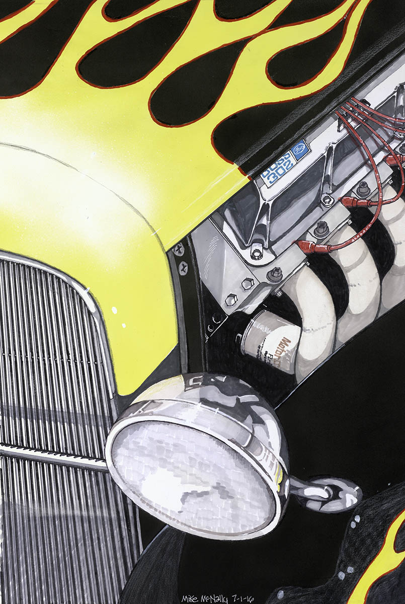 32 Ford-302 V8 small web size